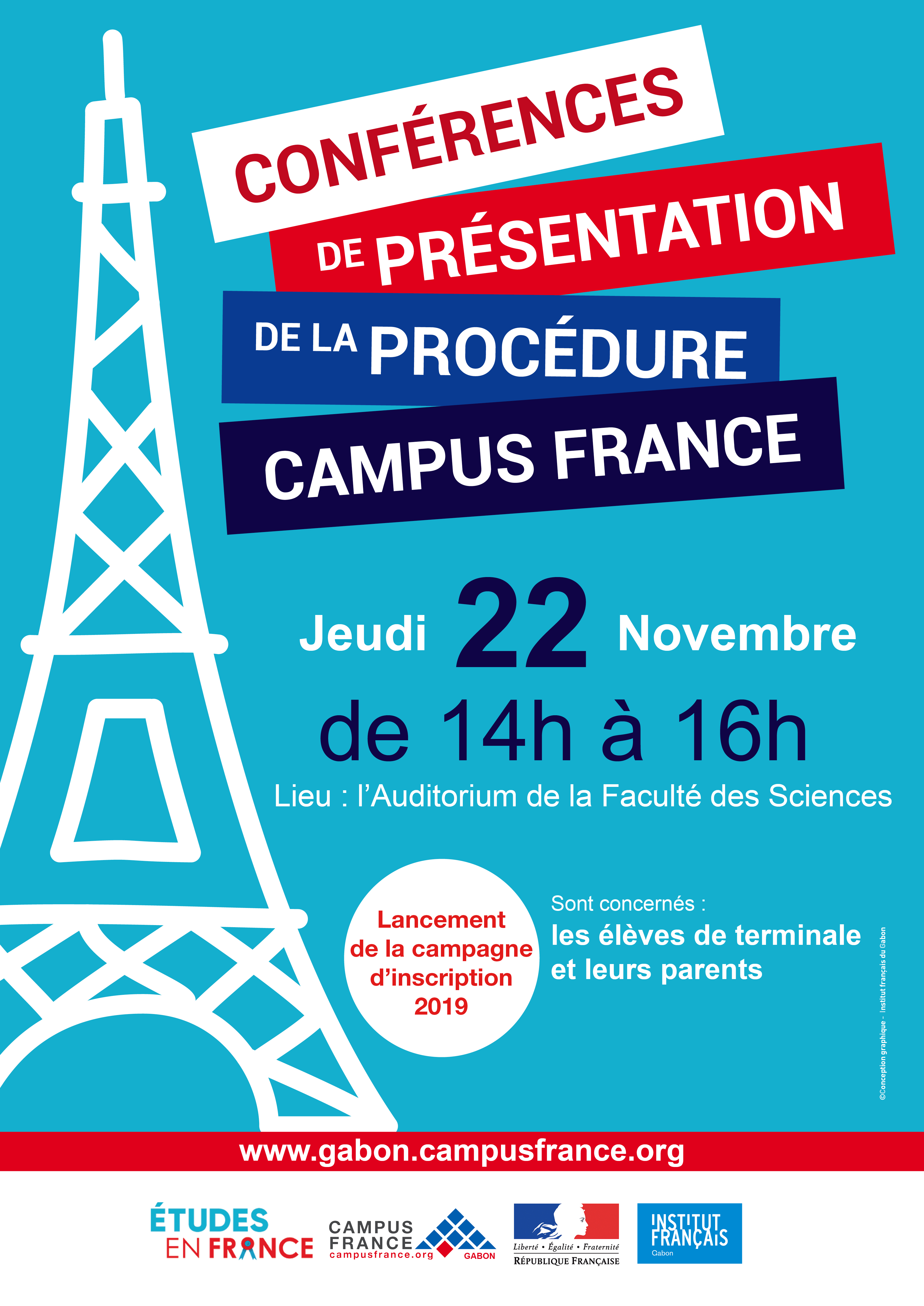 Conférence de présentation de la procédure Campus France à Franceville